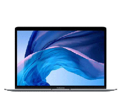 Image of a apple macbook air laptop rental